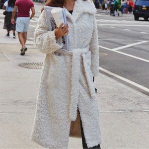 4th & Reckless Faux Fur Belted Coat